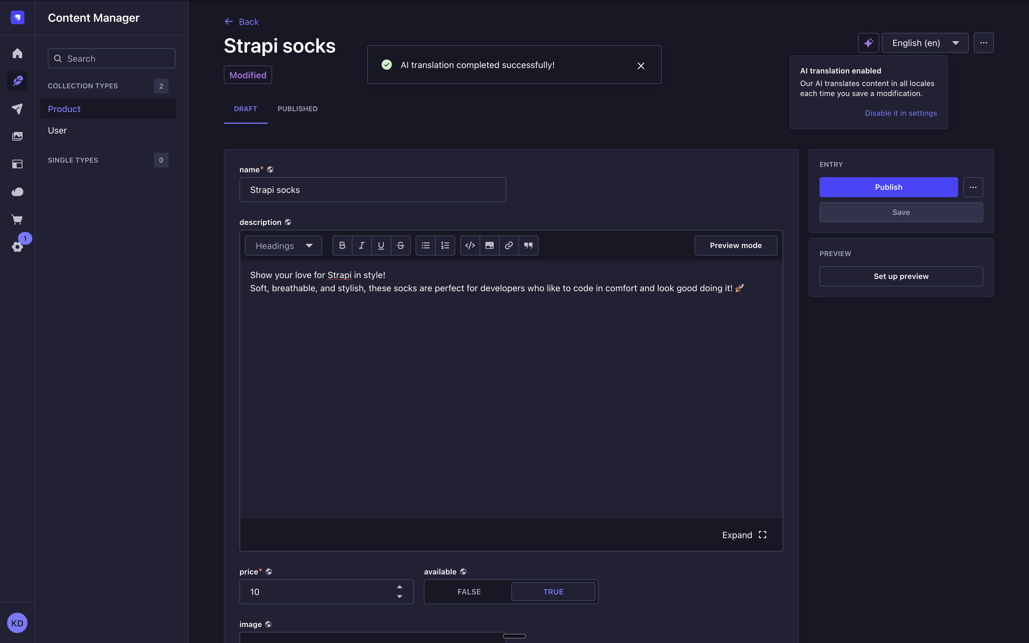 Managing locales with AI-powered i18n